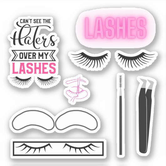 Lashes Stickers (Voorkant)