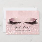 Lashes Studio Pink Makeup Artist Certificate Gift (Achterkant)