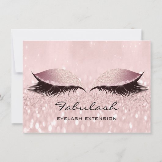 Lashes Studio Pink Makeup Artist Certificate Gift (Achterkant)