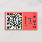 LASHES Stylist Salon Professional Roze Visitekaartje (Achterkant)