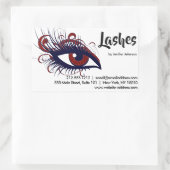 Lashes visitekaartje Sticker (Tas)