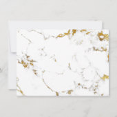 Lashes White Gold Marble Makeup Certificate Gift1 Kaart (Achterkant)