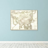L'Asie - Azië Canvas Afdruk (Insitu (Houten vloer))