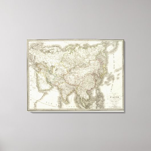 L'Asie - Azië Canvas Afdruk (Voorkant)