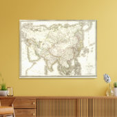 L'Asie - Azië Canvas Afdruk (Insitu (Woonkamer))