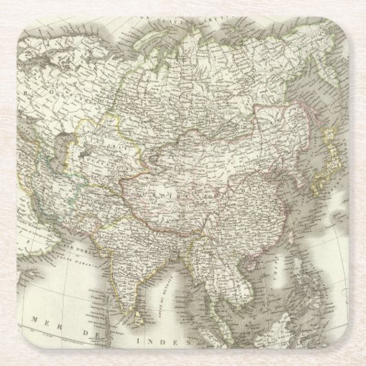 L'Asie - Azië Kartonnen Onderzetters (Voorkant)