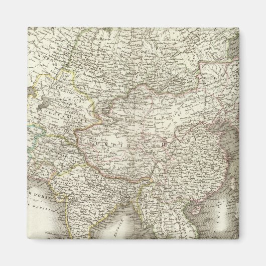 L'Asie - Azië Magneet (Voorkant)