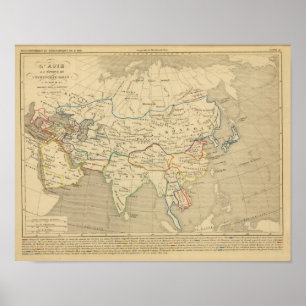 L'Asie, l'an 1220 ap JC Poster