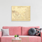 L'Asie, l'an 322 av JC Canvas Afdruk (Insitu (Woonkamer))