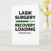 Lasik-chirurgie herstelt grappig cadeau kaart (Gele Bloem)