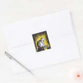 Lasinrichting voor metaalarbeiders vierkante sticker (Envelop)