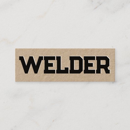 Laskraft Mini Visitekaartje (Voorkant)