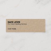 Laskraft Mini Visitekaartje (Achterkant)