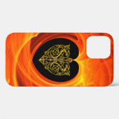 LASLEAF, zwart oranje geel Case-Mate iPhone Case (Achterkant (horizontaal))