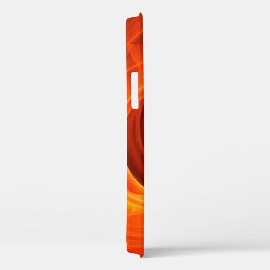 LASLEAF, zwart oranje geel Case-Mate iPhone Case (Achterkant / Rechts)