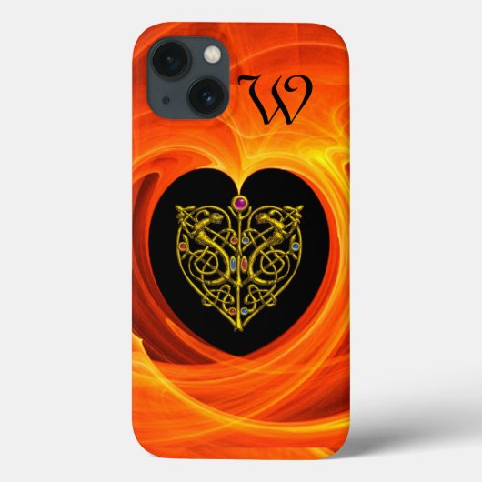 LASLEAF, zwart oranje geel Case-Mate iPhone Case (Achterkant)