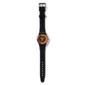 LASLEAF, zwart oranje geel Horloge (Bandje)
