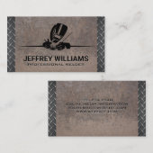 Lasmasker | Metalen klinknagels | Gegalvaniseerd s Visitekaartje (Voorkant / Achterkant)