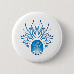 Lasmeeuw Ronde Button 5,7 Cm
