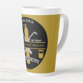 Lasmhumor Cadeau Latte Mok (Rechterhoek)