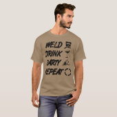 Lasofferte vriend t-shirt (Voorkant volledig)