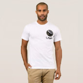 LASP Mannen Premium wit T-shirt (Voorkant volledig)