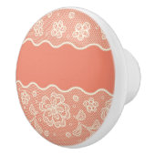 Laspatroon, bloem 4 keramische knop (Rechts)