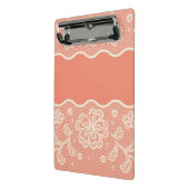 Laspatroon, bloem  4 mini klembord (Angled2)