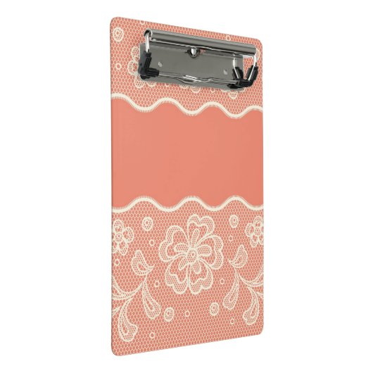 Laspatroon, bloem  4 mini klembord (Schuin)