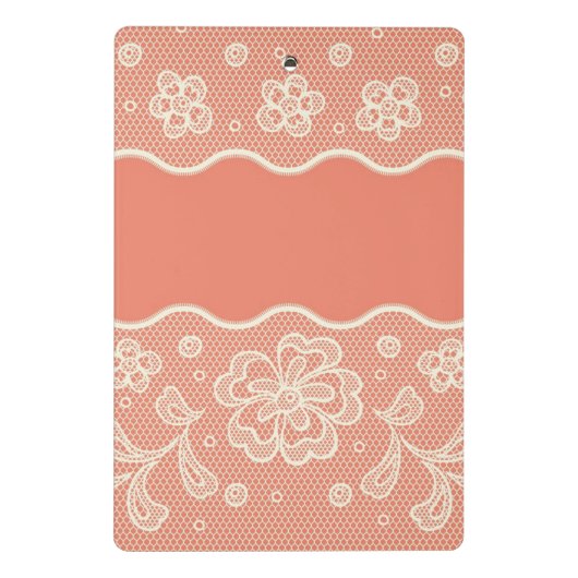 Laspatroon, bloem  4 mini klembord (Achterkant)