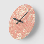 Laspatroon, bloem  4 ronde klok (Hoek)