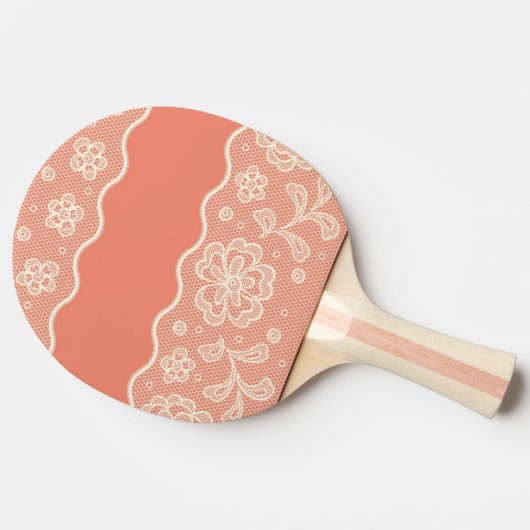 Laspatroon, bloem  4 tafeltennisbatje (Zijkant)