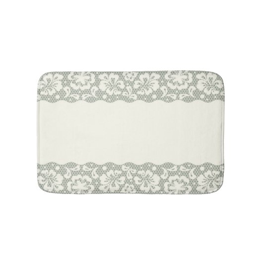 Laspatroon, bloem  5 badmat (Voorkant)