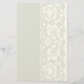 Laspatroon, bloem  5 briefpapier (Voorkant)