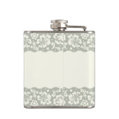 Laspatroon, bloem  5 heupfles (Achterkant)