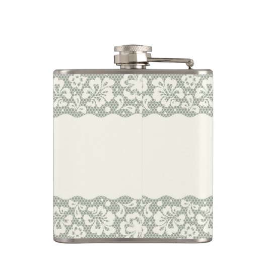 Laspatroon, bloem  5 heupfles (Achterkant)