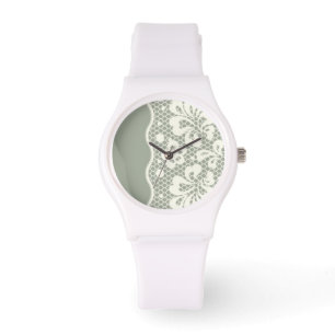 Laspatroon, bloem 5 horloge