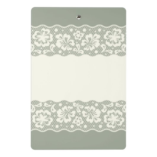 Laspatroon, bloem  5 mini klembord (Achterkant)