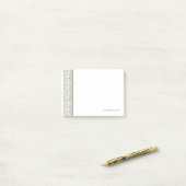 Laspatroon, bloem 5 post-it® notes (Op bureau)