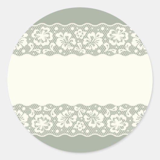 Laspatroon, bloem 5 ronde sticker (Voorkant)