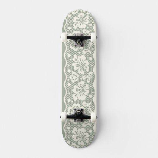 Laspatroon, bloem  5 skateboard (Voorkant)