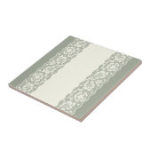 Laspatroon, bloem  5 tegeltje (Zijkant)