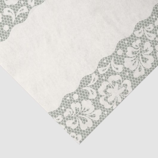 Laspatroon, bloem  5 tissuepapier (Detail)