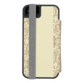 Laspatroon, bloem 7 incipio iPhone portemonnee hoesje (Agenda Achterkant)