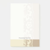 Laspatroon, bloem  7 post-it® notes (Voorkant)