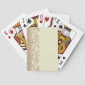 Laspatroon, bloem  7 speelkaarten (Achterkant)