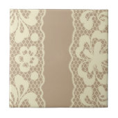 Laspatroon, bloem  7 tegeltje (Voorkant)