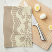 Laspatroon, bloem  7 theedoek (Quarter Fold)