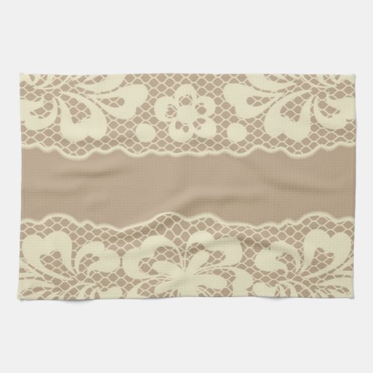 Laspatroon, bloem  7 theedoek (Horizontaal)