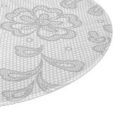 Laspatroon, bloem vintage 1 snijplank (Hoek)